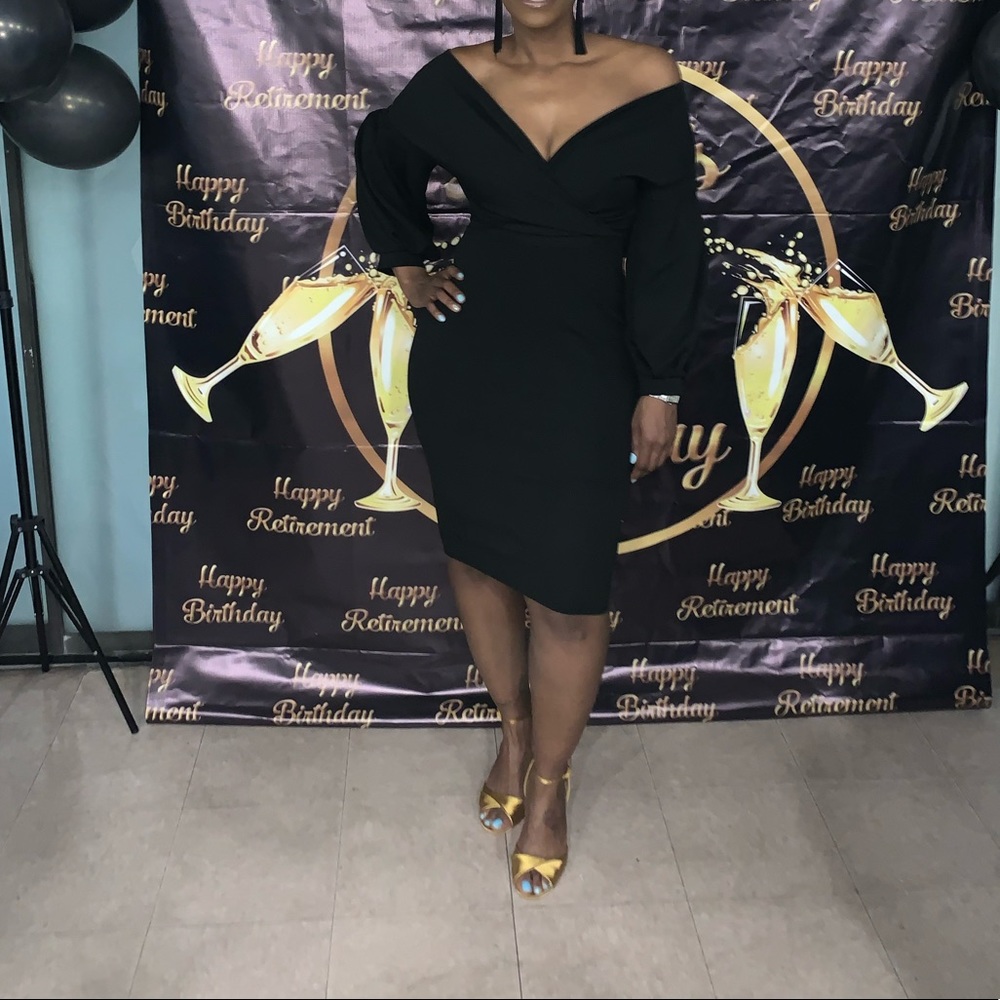 Sexy off the shoulder dress